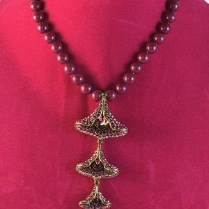 HEIDI DAUS Angel Bloom Bead Crystal Drop Necklace